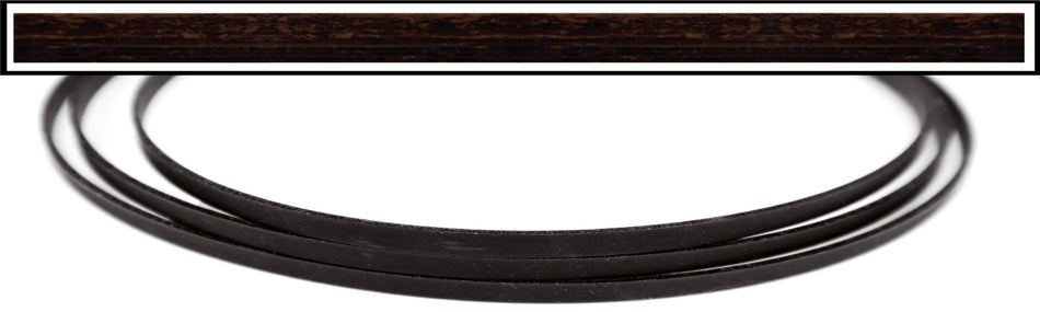 Plastic Guitar Purfling (Dark Brown) 1.5 x 2 x 1380mm, Celluloid