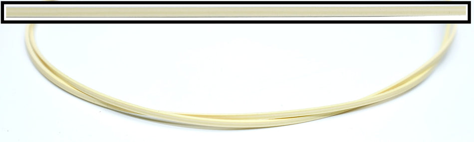 Plastic Guitar Purfling (Ivoroid Stripe) 1.5 x 2 x 1380mm, Celluloid