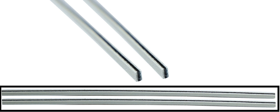 Guitar Purfling (Wood) White / Black / White, 1.5 wide x 2.5 x 850mm, 2 piece set