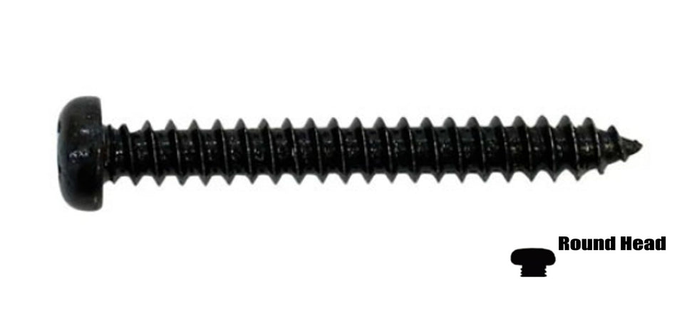 Pickup Mounting Screws (4 pack) Round Head 3 * 24.6 mm (choose finish)