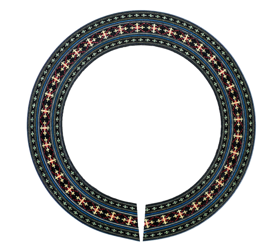 Wood Rosette for Acoustic Guitars, 92mm ID, Mosaic# 244