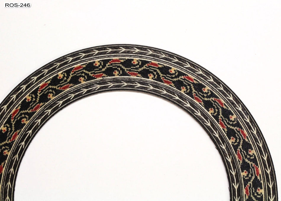 Wood Rosette for Acoustic Guitars, 92mm ID, Mosaic# 246