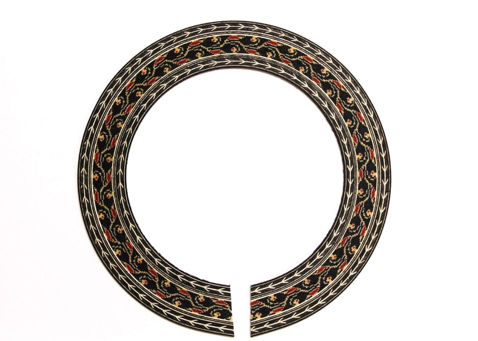 Wood Rosette for Acoustic Guitars, 92mm ID, Mosaic# 246