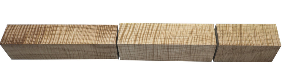 Maple Flame 2" x 2" x 22" Row (random lengths, 4" minimum, HIGH FIGURE)