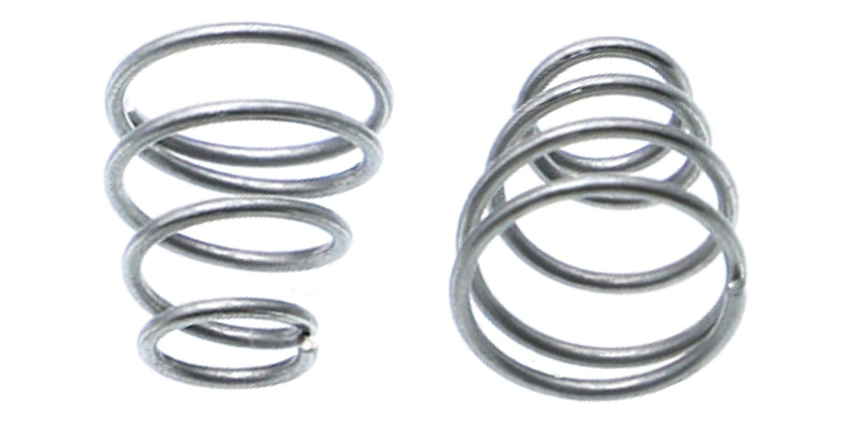 Pickup Springs, 8 mm Tapered for single-coil pickups, set of 2pc