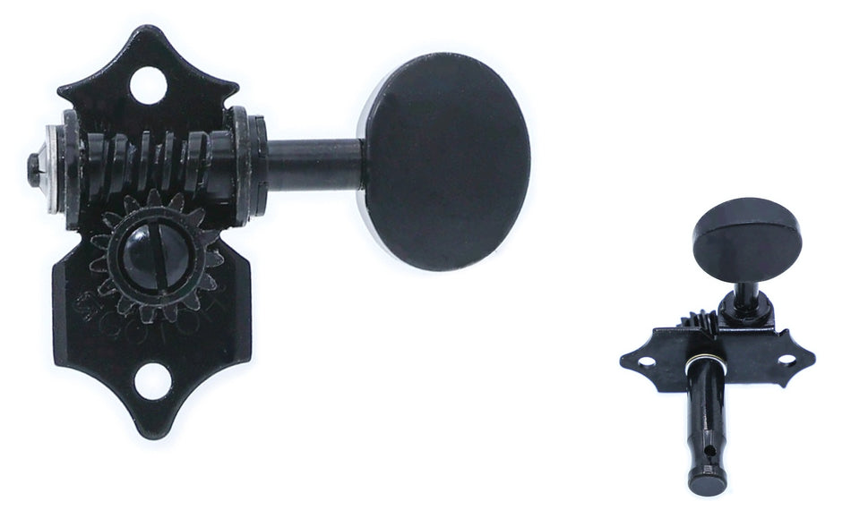 Gotoh SE700(B)B5 Guitar Tuners with Standard Post, 3L+3R (Black)