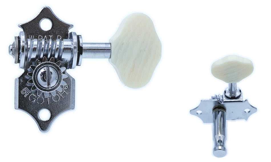 Gotoh SE700(C)M6 Guitar Tuners with Standard Post, 3L+3R (Chrome)