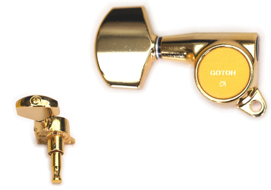 Gotoh SG381(G)01 Tuners with Standard Post, 3L+3R (Gold)