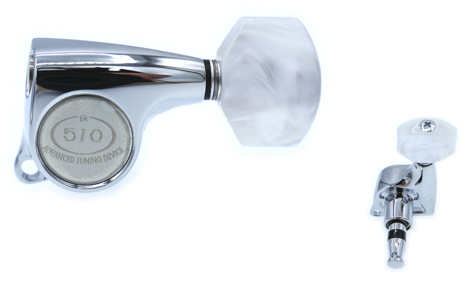 Gotoh SGL510(C)P7 Tuners with Standard Post, 3L+3R (Chrome)