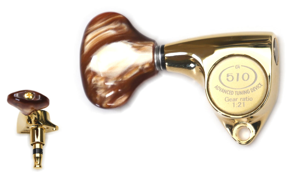 Gotoh SGV510Z(G)CL5 Tuners with Standard Post, 3L+3R (Gold)