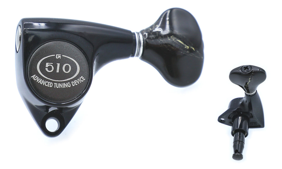 Gotoh SGV510(B)FS5 Tuners with Standard Post, 3L+3R (Black)