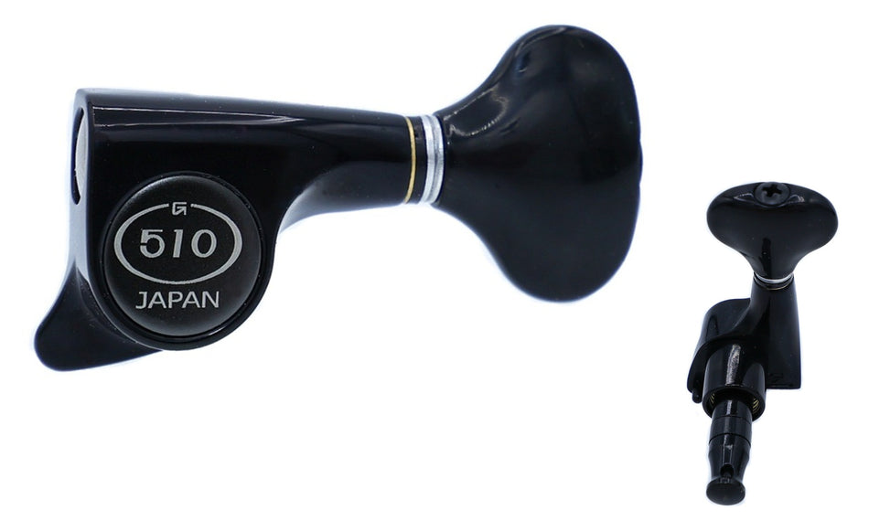 Gotoh SGi510(B)S5 Super-Mini Tuners with Standard Post, 6-Left (Black)