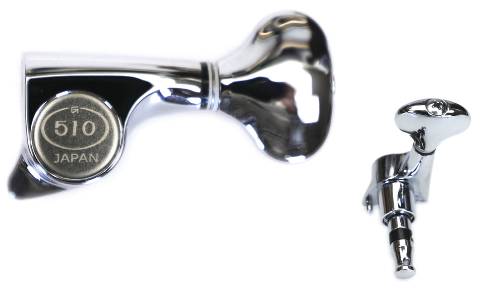 Gotoh SGi510(C)S5 Super-Mini Tuners with Standard Post, 6-Left (Chrome)