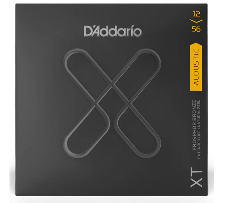 D’Addario XTAPB1256 Phosphor Bronze Acoustic 6-Strings, Light/Medium (12-56)