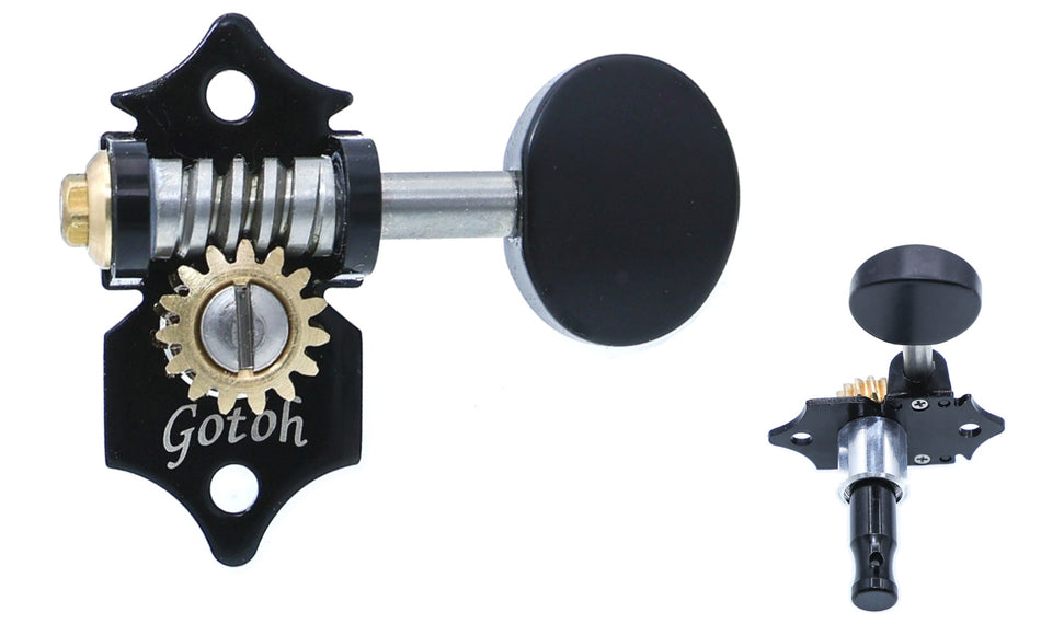 Gotoh SXN510(B)B5 Tuners with Standard Post, 3L+3R (Black)