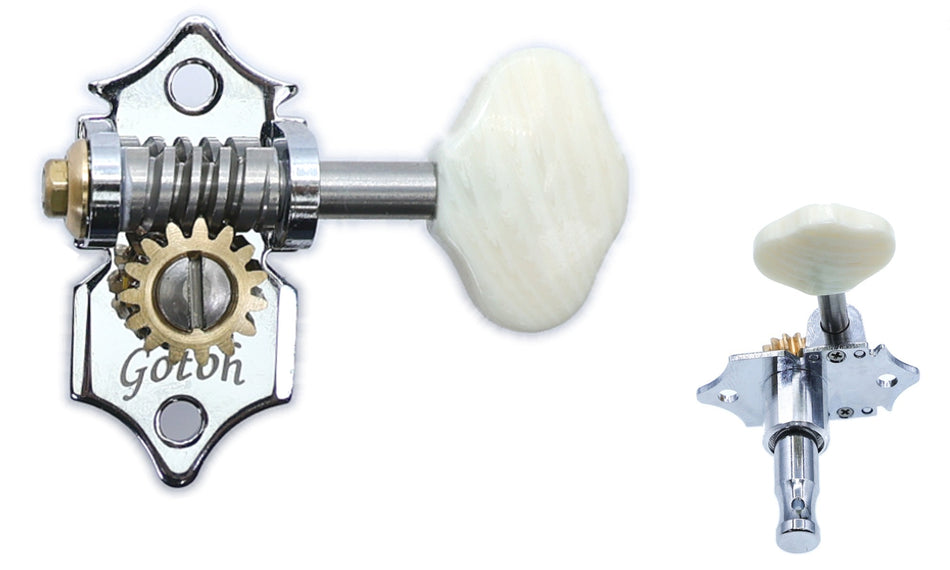 Gotoh SXN510(C)M6 Tuners with Standard Post, 3L+3R (Chrome)