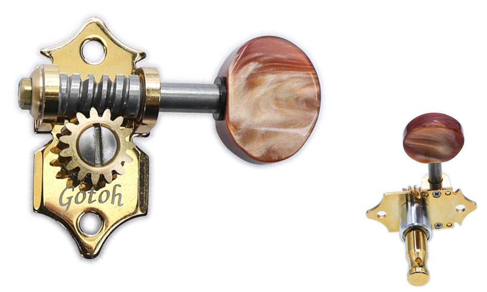 Gotoh SXN510(G)P5R Tuners with Standard Post, 3L+3R (Gold)