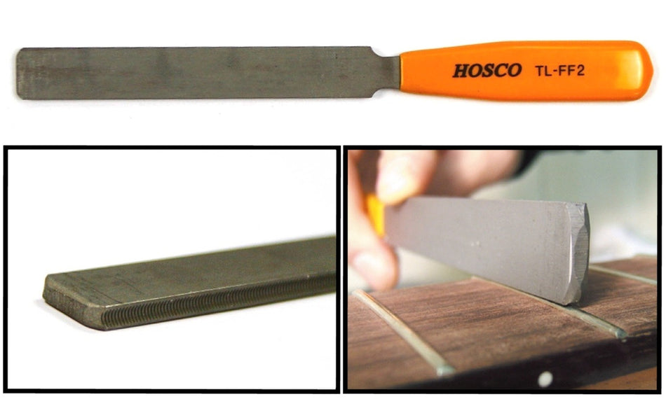Fret Crowning File, Double-edge Medium Radius (R=2mm)