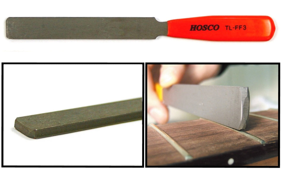 Fret Crowning File, Double-edge Jumbo Radius (R=3mm)