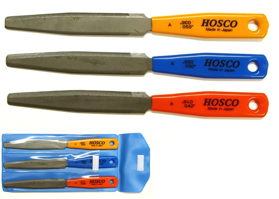 Nut File Set, Double-Edge for Acoustic Guitar