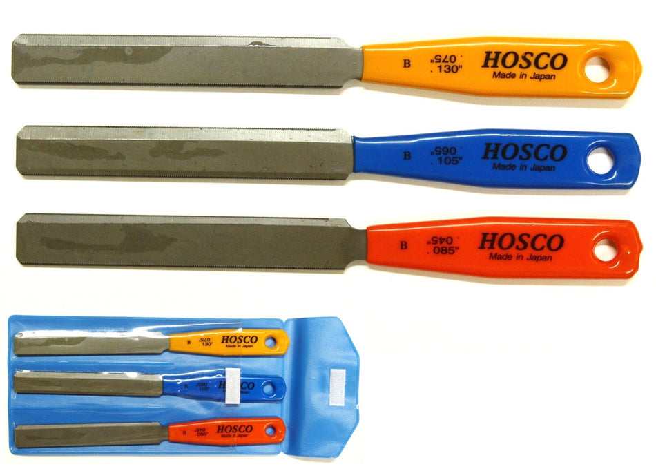 Nut File Set, Double-Edge for Electric Bass Guitar