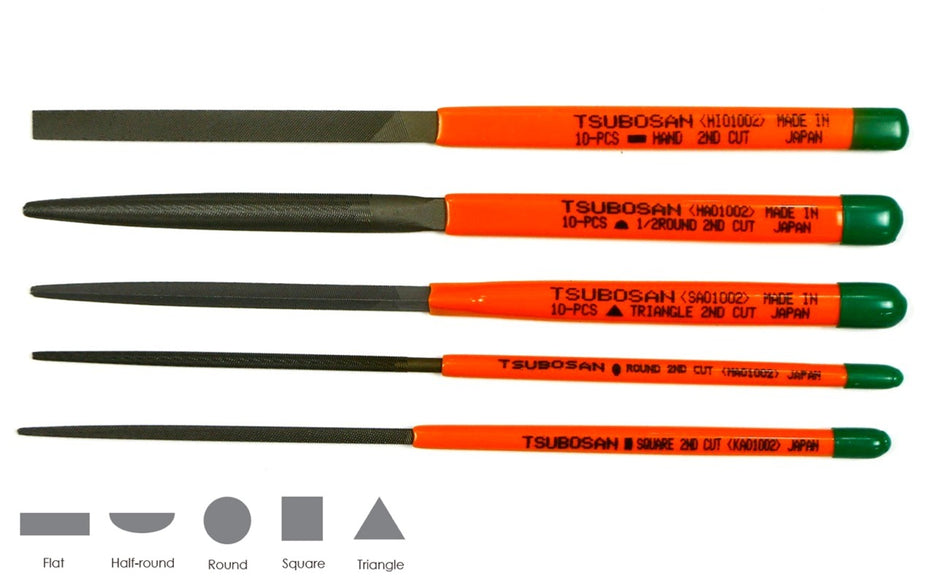 Second Cut Files, 5 piece set