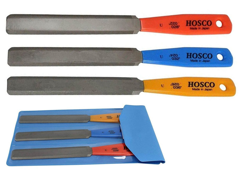 Nut File Set, Double-Edge for Ukulele