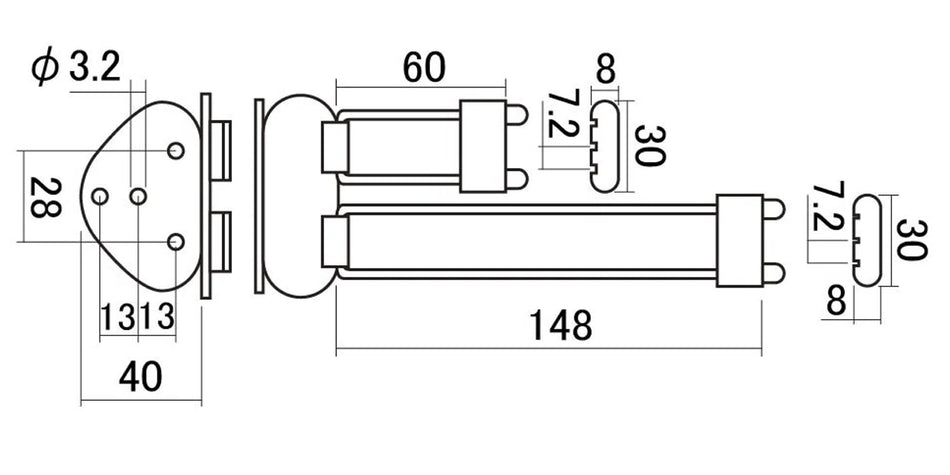 Frequensator Trapeze Style Tailpiece for Archtop Guitars, Chrome