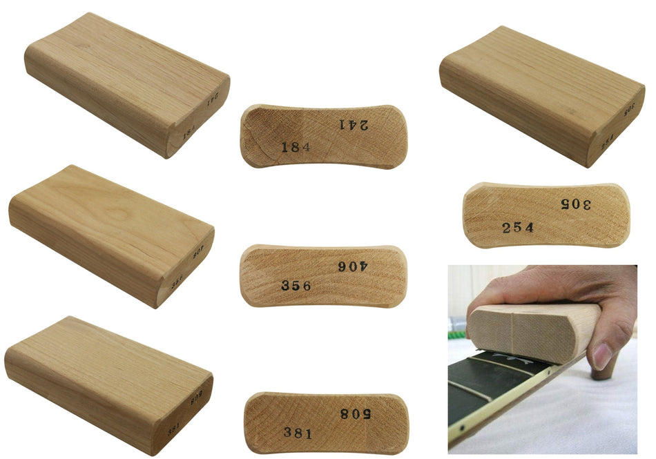 2-Way Wooden Sanding Blocks (choose radius)