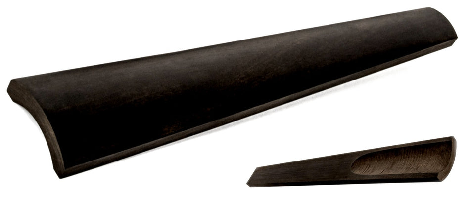Shaped Violin Fingerboard, Premium Ebony 4/4 size