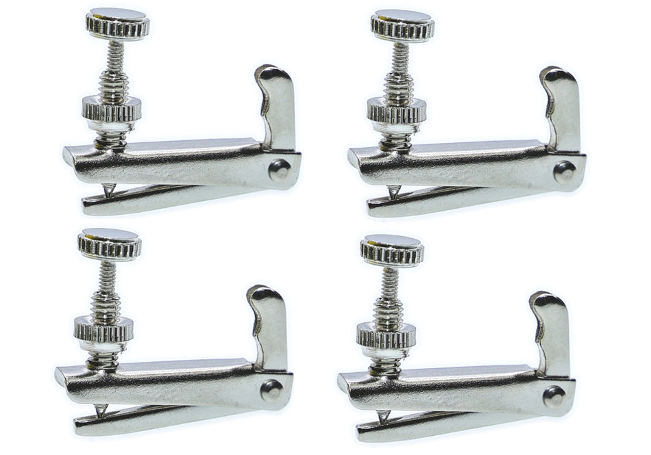 Violin Fine Tuner, set of 4 Standard Anton Breton (Nickel)
