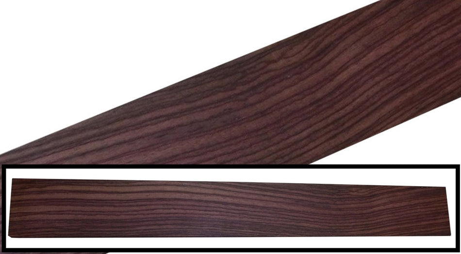 Indian Rosewood Guitar Fingerboard 7 * 80 * 550 mm, Unslotted (Standard, Oversised)